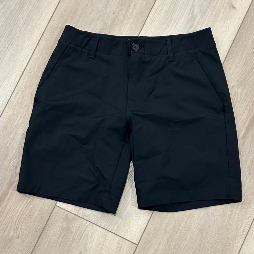 Under Armour Men's Black Flat Front Shorts
